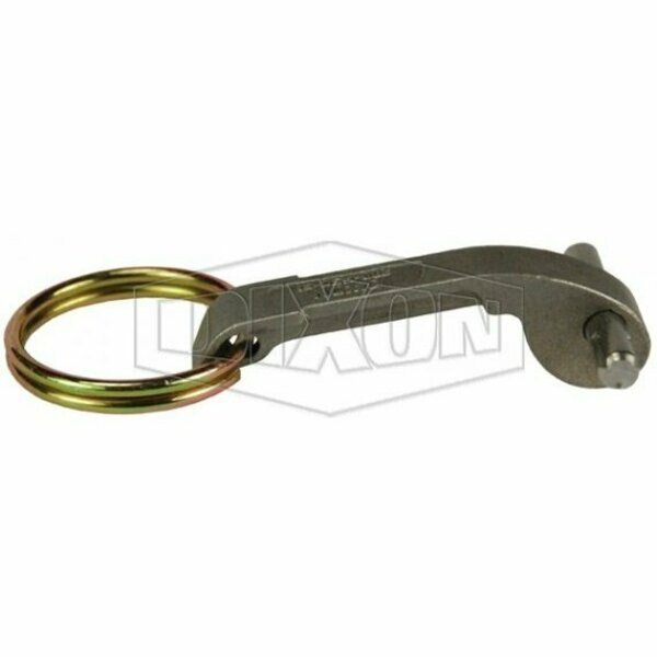 Cam and Groove Tube Handle, 2 in, 316 SS, Domestic, Dixon, Mfr#: 200-HSCRP-SI